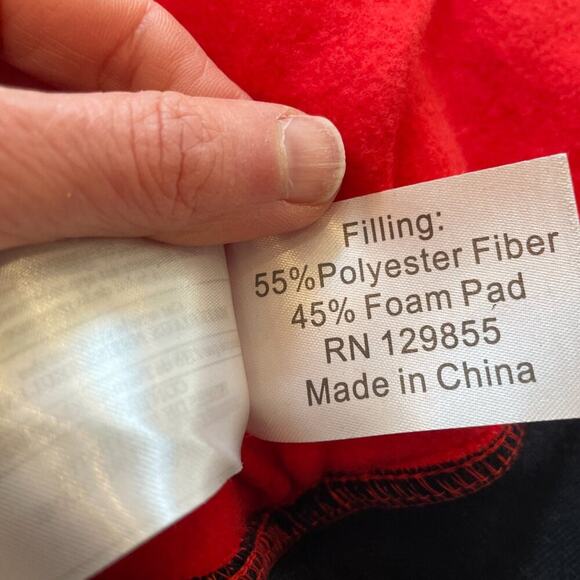 Disney Girls Minnie Mouse Red/Black Fleece Zip Up Hoodie, Mouse Ears, 2T - Picture 13 of 16